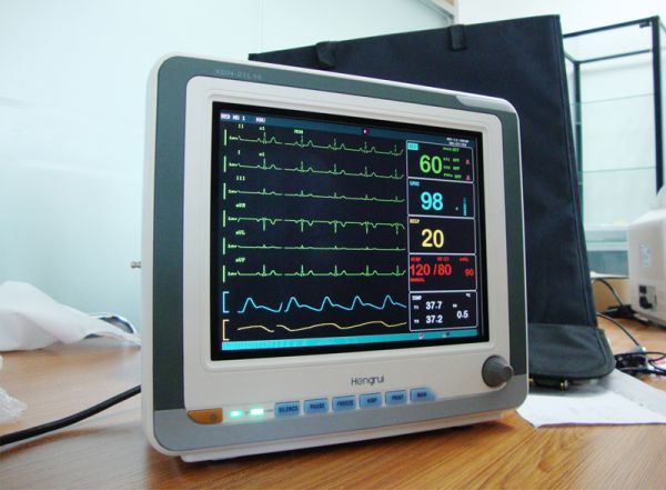 Monitor 12,1 polegadas 6 parâmetros do paciente Monitorament
